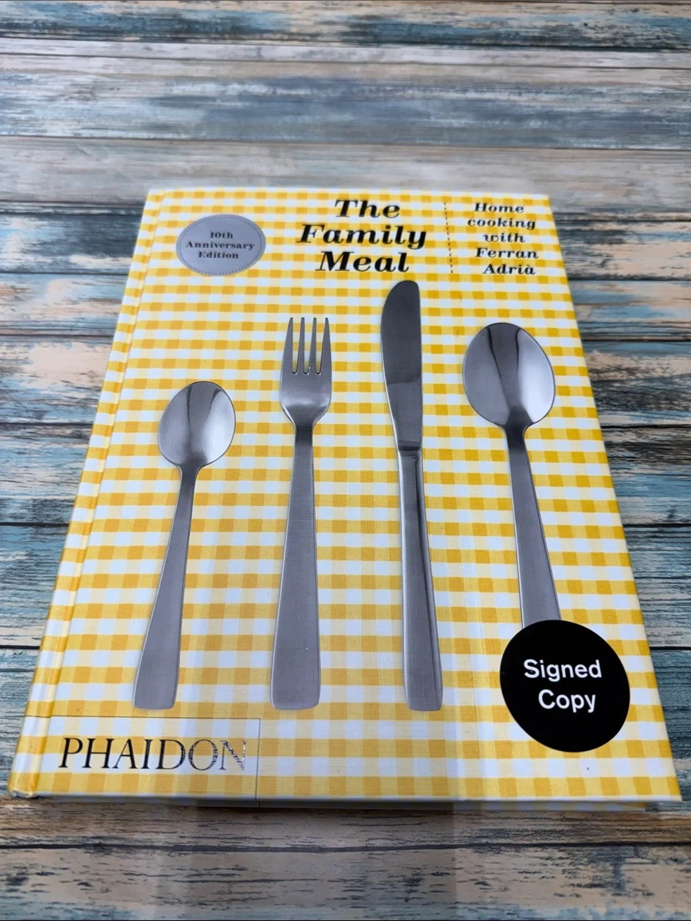 ⭐️The Family Meal Home Cooking with Ferran Adrià 10th Anniversary SIGNED COPY HC